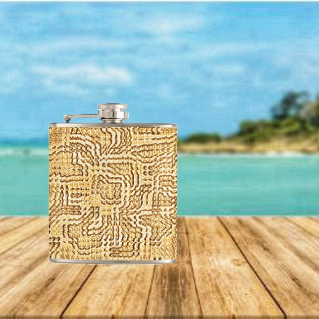 Petaca Flor de Naranja (Enjoy your vacation even more, when you choose this Orange Bloom Flask design!)