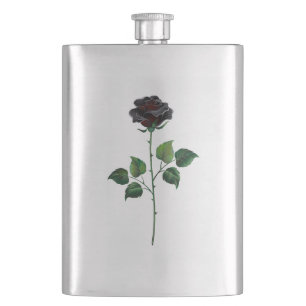 Petaca Flor de rosa negra