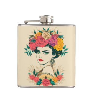 Petaca Flor femenina