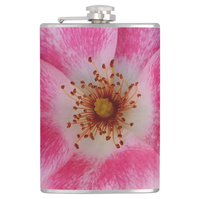 Petaca flor rosa brillante (Anverso)