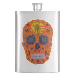Petaca Flor Skull 1