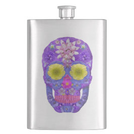 Petaca Flor Skull 5