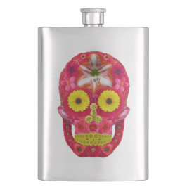 Petaca Flor Skull 6