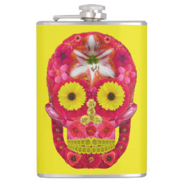Petaca Flor Skull 6