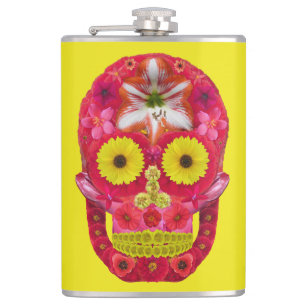 Petaca Flor Skull 6