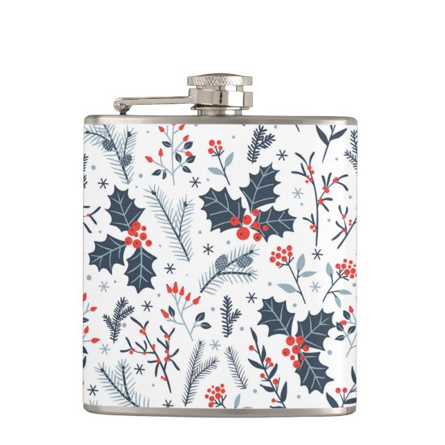 Petaca Flora de invierno (Anverso)