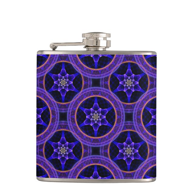 Petaca Floral Modern Boho Elegant Abstract Pattern #505 (Anverso)