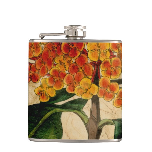 Petaca Floral vibrante I (Anverso)