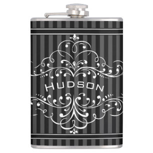 Petaca Florecimiento de cosecha personalizada Sr. Hipster