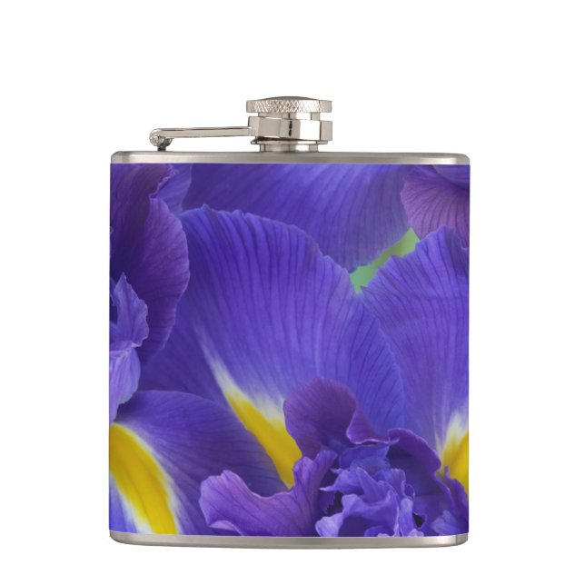 Petaca Flores de Iris (Anverso)