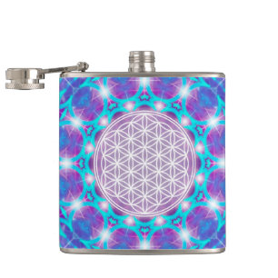 Petaca FLORES DE LA VIDA/Blume des Lebens Stars Mandala