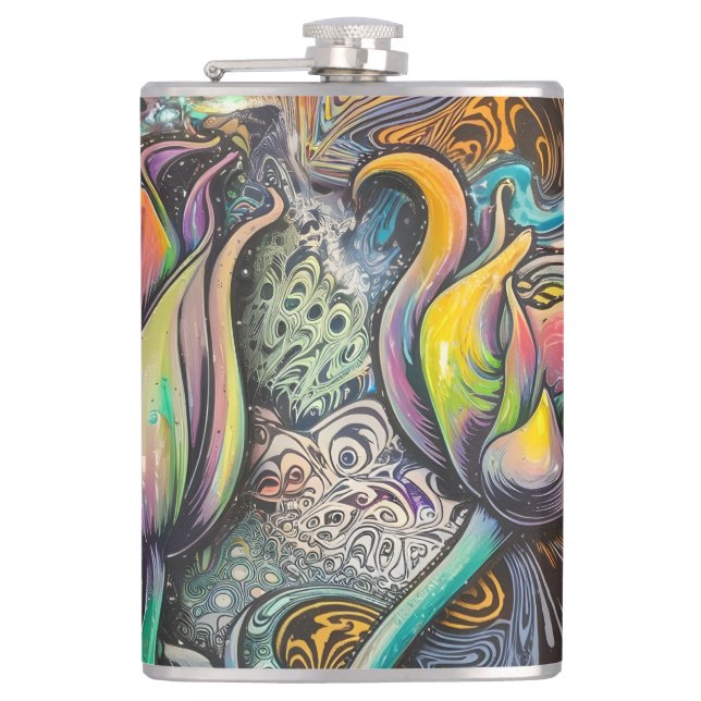 Petaca Flores de Mandala (Anverso)