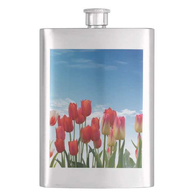Petaca Flores de Tulipán Rojo-30247 (Anverso)