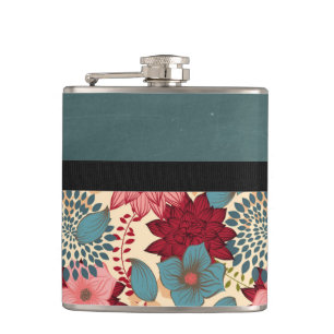 Petaca Flores del Victorian del vintage