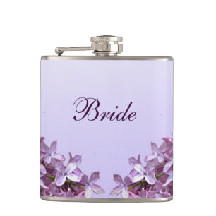 Petaca Flores Florales de Lilac Boda Novia