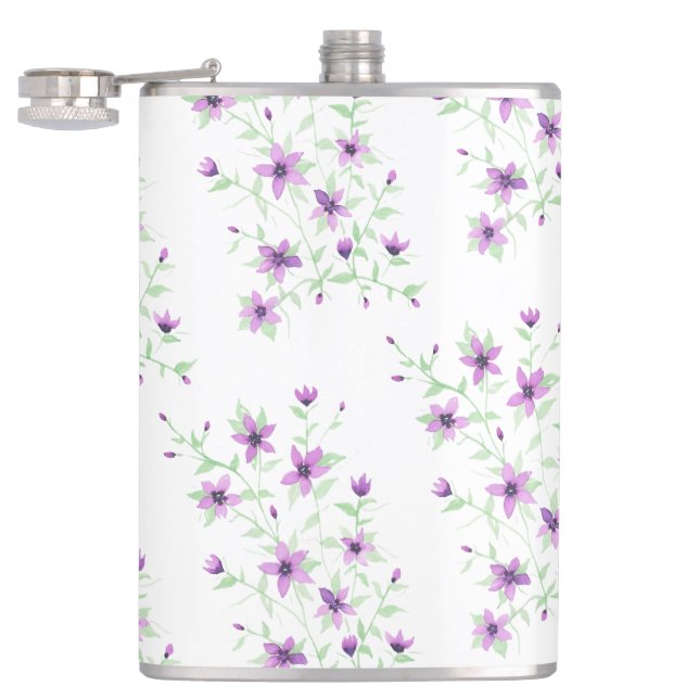 Petaca Flores moradas en el vino (Abierto)