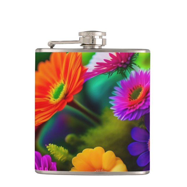 Petaca Flores por todas partes (Anverso)