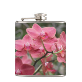 Petaca Flores rosadas de la orquídea