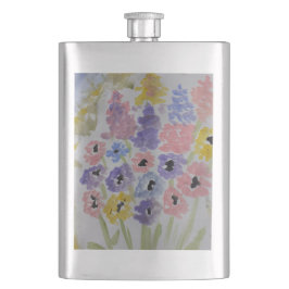 Petaca Flores silvestres de verano clásica máscara de cad