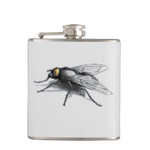 Fly Buddy gigante mosca envuelta en un matraz