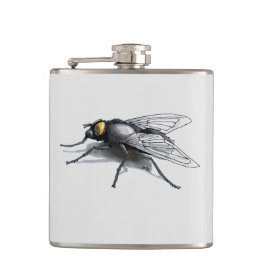Petaca Fly Buddy gigante mosca envuelta en un matraz