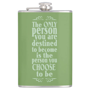 Petaca Folleto de personalizado de ELECCIÓN motivacional