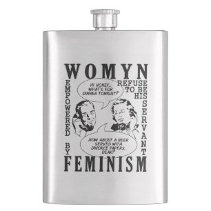 Petaca Folleto del humor feminista retro