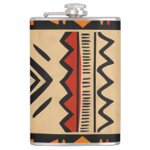 Fondo africano en colores cálidos