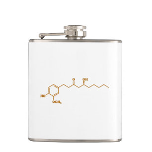 Petaca Fórmula química de la Molécula Ginger Gingerol