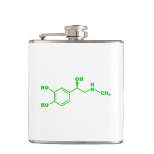 Petaca Fórmula Química Molecular Adrenalina