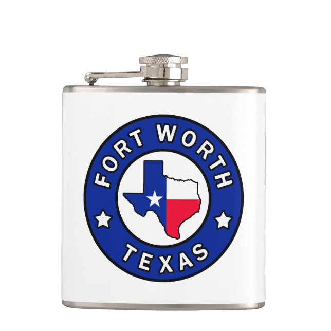 Petaca Fort Worth Texas (Anverso)