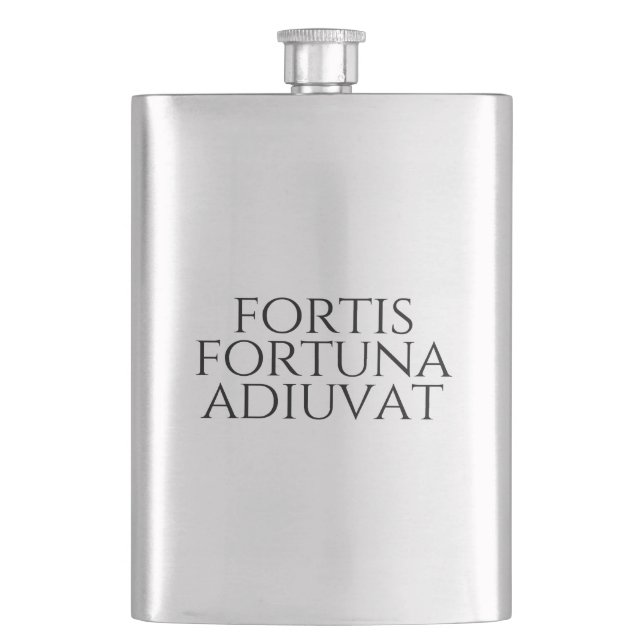 Petaca Fortis Fortuna Adiuvat (Anverso)