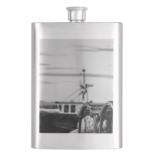 Petaca foto barco pesquero (Anverso)