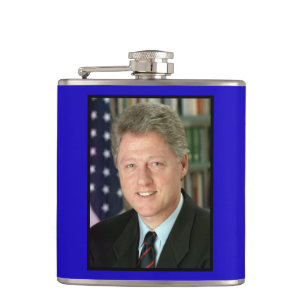 Petaca Foto de la Casa Blanca del presidente Bill Clinton