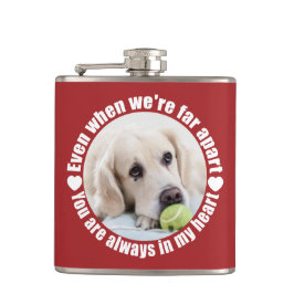 Petaca FOTO Y NOMBRE Far Apart - frasco de amor