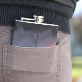 Petaca fotografía abstracta puesta de sol