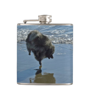 Petaca Fotografía del Ballet Keeshond - Arte de Perro Ori