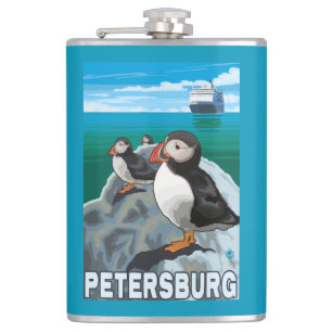 Petaca Frailecillos y barco de cruceros - Petersburgo,