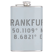 Fráncfort Alemania Longitud de latitud