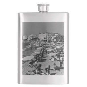 Petaca Francia vintage Cannes la playa