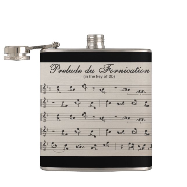 Petaca Frasco abstracto envuelto en vinilo (Abierto)