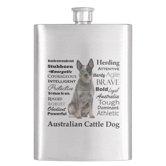 Petaca Frasco australiano del perro del ganado (Anverso)