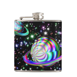 Petaca Frasco colorido fresco de la galaxia