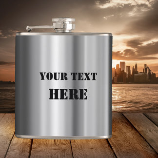 Petaca Frasco con diseño metálico inspirado en techo de e