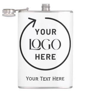 Petaca Frasco con logotipo cuadrado personalizado