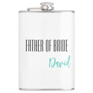 Petaca Frasco con nombre personalizado del padre de la no