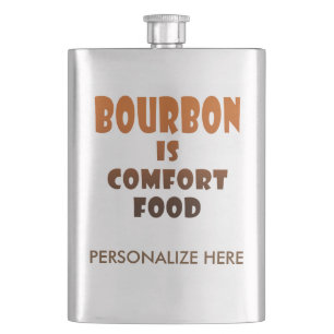 Petaca FRASCO DE ACERO INOXIDABLE - BOURBON es Comida Rec