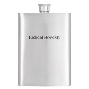 Petaca Frasco de acero inoxidable honestidad radical