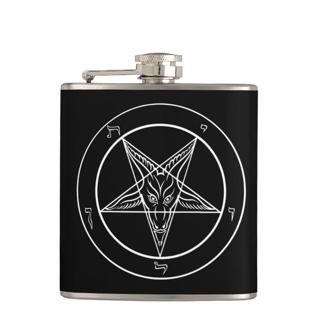 Petaca Frasco de Baphomet (Anverso)