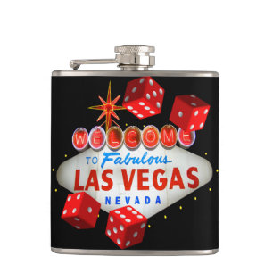 Petaca Frasco de bolsillo afortunado de Las Vegas